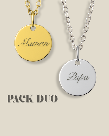 Duo Mémoire ✨ 2 médaillons -20%