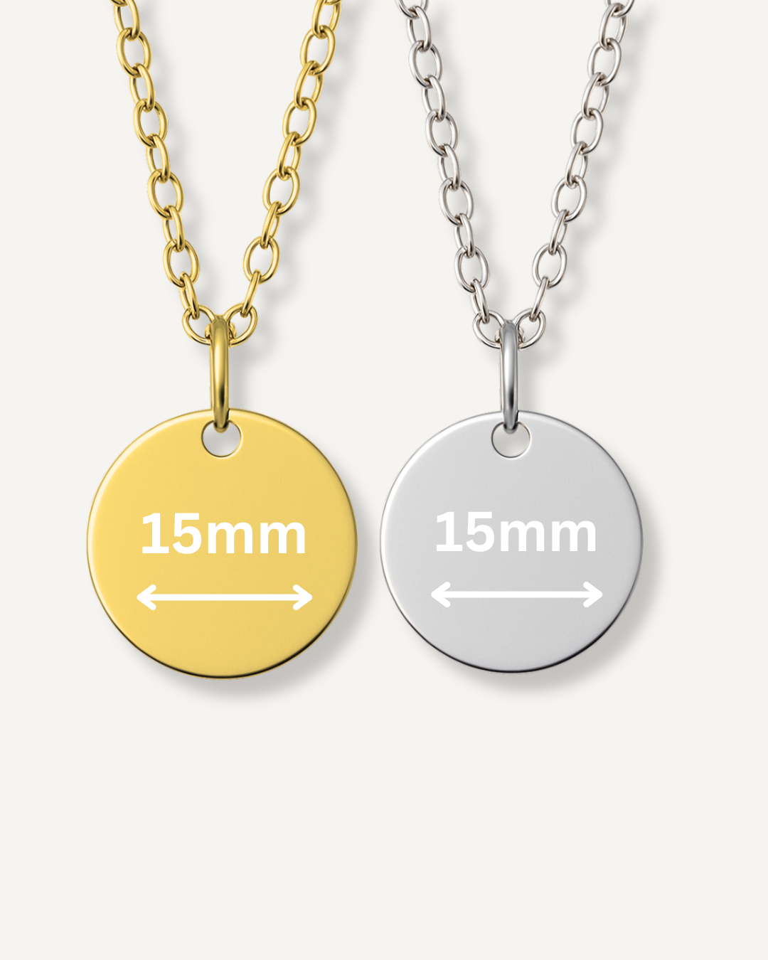 Duo Mémoire ✨ 2 médaillons personnalisés