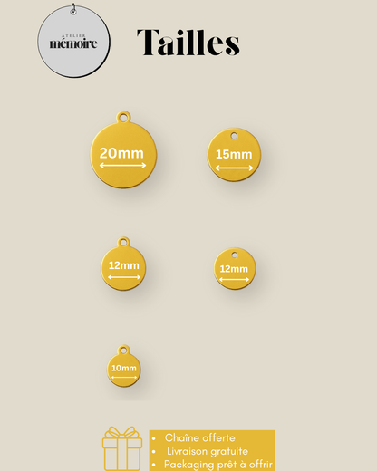 Médaillon personnalisable