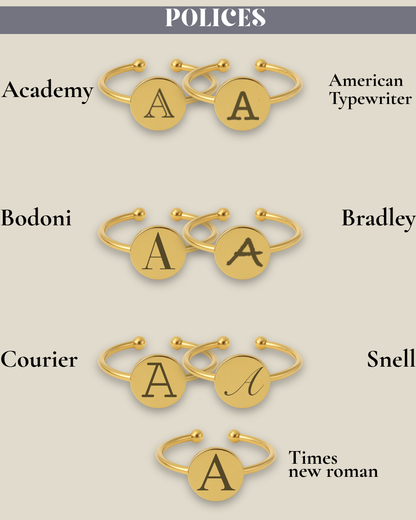 Bague personnalisable