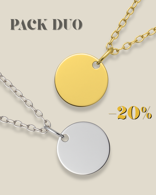 Duo Mémoire ✨ 2 médaillons -20%